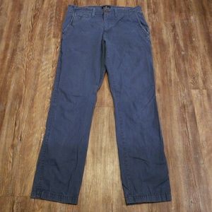 Mens blue casual pants
